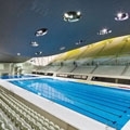 KLINKERSIRE est intervenu au centre aquatique de Londres con&ccedil;u par Zaha Hadid