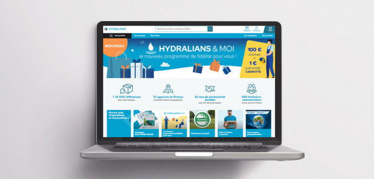 Site web hydralians.fr - Programme fidélité HYDRALIANS & MOI