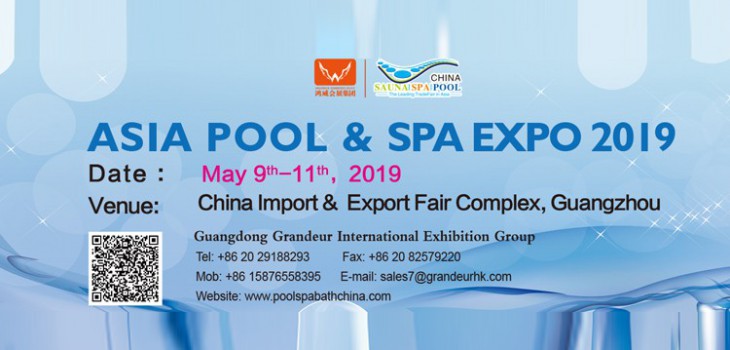 Salon Asia Pool & Spa Expo 2019 en Chine du 9 au 11 mai 2019