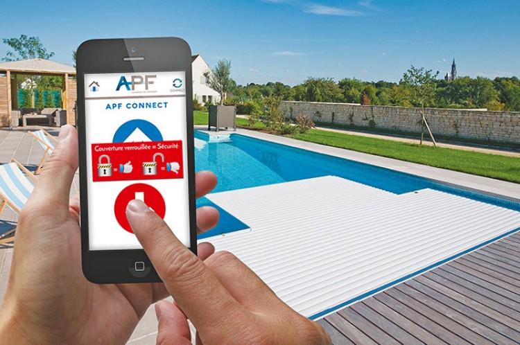 application APF Connect pilotage couverture automatique piscine