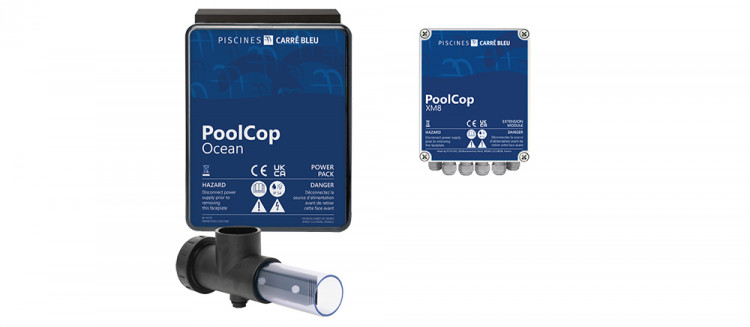 PoolCop Ocean et PoolCop XM8 aux couleurs de Carré Bleu