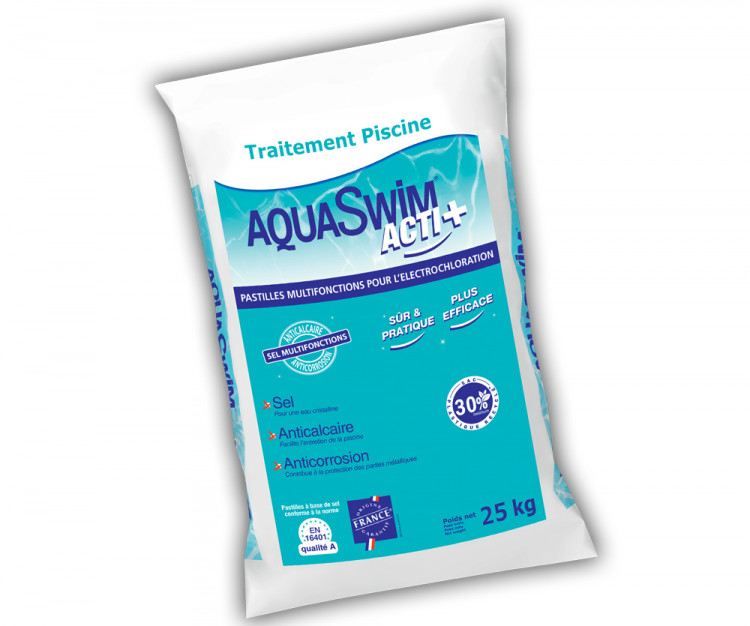 AquaSwim Acti+, pastilles multifonctions pour électrolyseur de sel