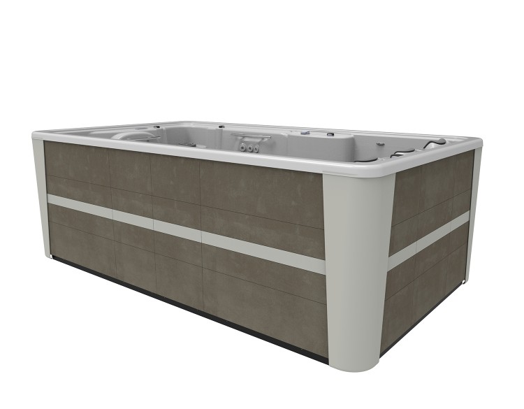 Meuble cabinet Urban grey du Swimspa Compact