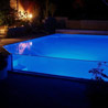 A symphony of colours in the swimming-pool