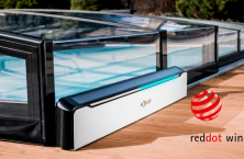 MOOVER d'Albixon : nouvelle motorisation solaire pour un abri piscine facile