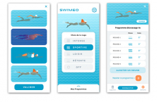 Swimeo App, for pool swimming training