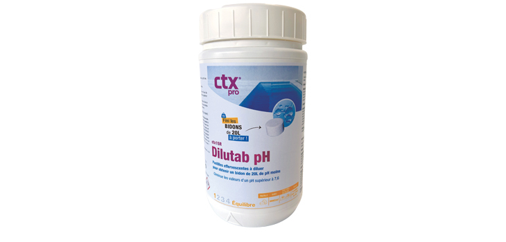 dilutab,ph,ctx,pro,regarge,ph,pastille,efficace,fluidra