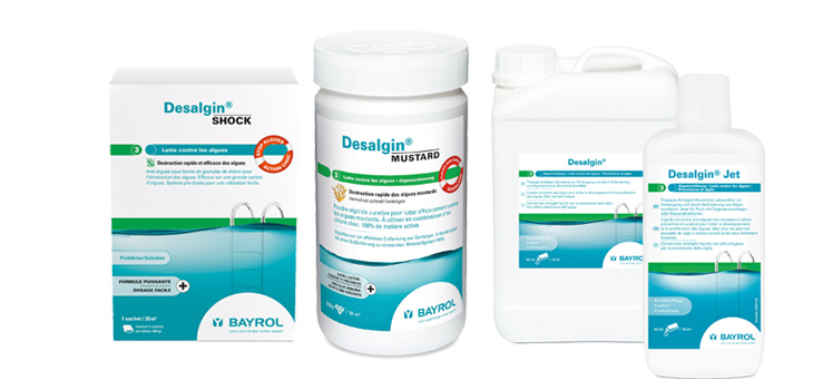 La gamme de traitement anti-algues Desalgin®