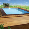 Piscine bois effet miroir, coup de cœur…