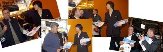 Distribution des Magazines au salon de Barcelone et Lyon