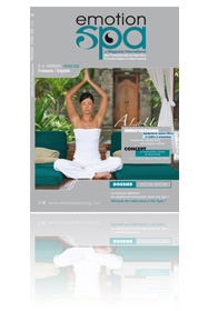 Couverture de EMOTION SPA Magazine pour les professionnels du spa et wellness