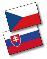 czech republic and slovakia flag