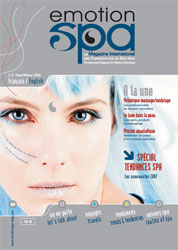 Couverture de EMOTION SPA Magazine pour les professionnels du Bien être
