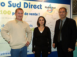Laurent y Sandrine Meynet y Philippe Remonato
