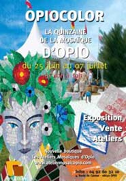 Quinzaine de la mosaïque Opiocolor à Opio