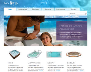 site web Aquavia 