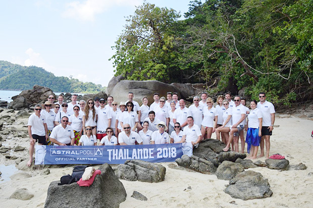 Voyage AstralPool Official Partner 2018 en Thailande