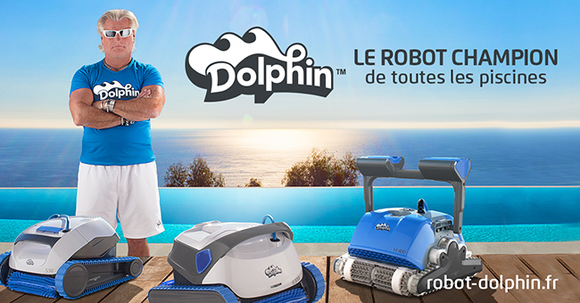 Campagne Maytronics dolphin avec Philippe LUCAS