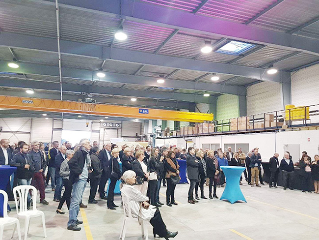 Inauguration nouvelle usine Mediester Piscines