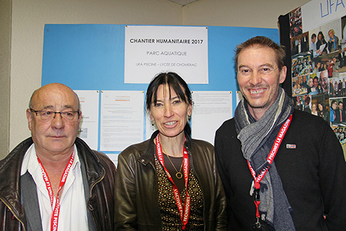 Alain Bernard, Dr Nanie Rosati, Sylvain Bertolini