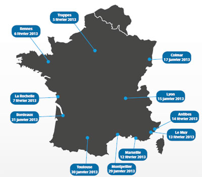 carte d efrance des journées professionnelles