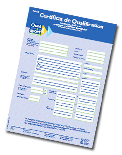 certificat de qualification Qualisport