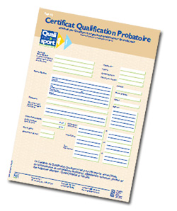 certificat de qualification probatoire