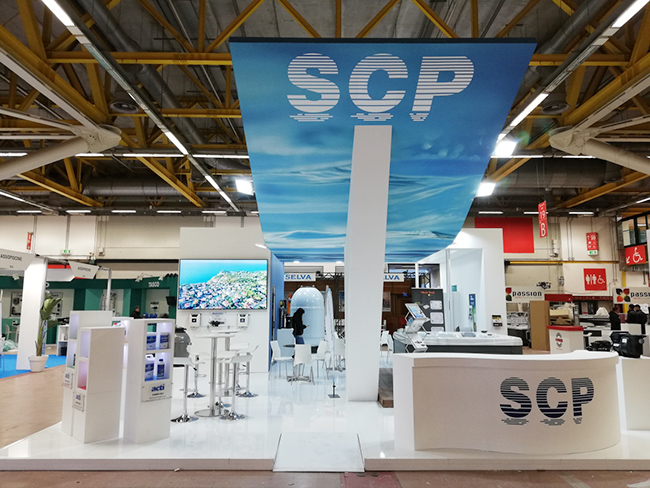 SCP Italy al salone Forum Piscine 2019: Stand