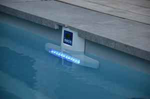 aio piscine led bleu