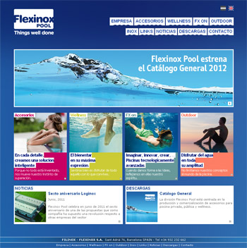 Flexinox Pool presents its new web site