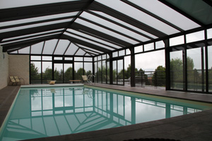 Veranda abri piscine Import garden