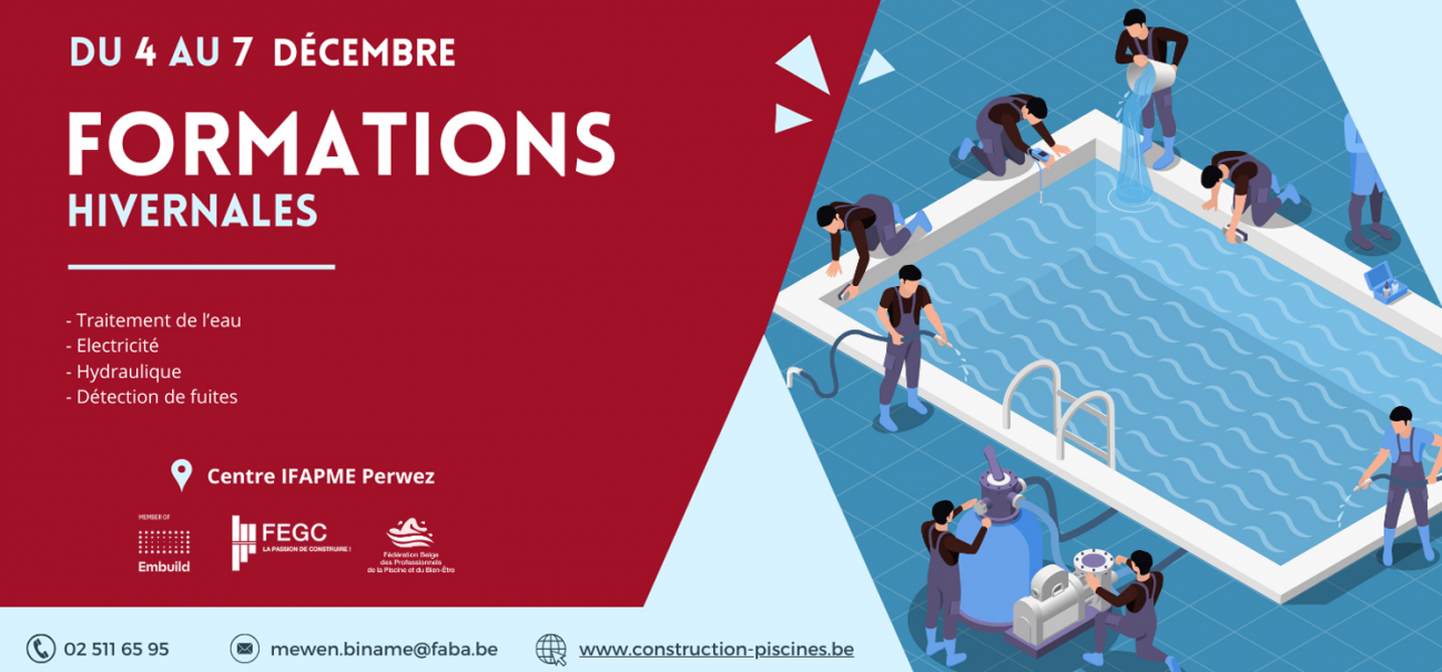 Formations hiver 2023 avec la Fédération Belge des Professionnels de la ...