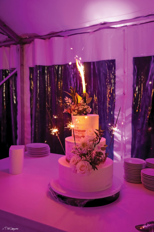 Gâteau d'anniversaire pour les 15 ans d'Aboral Piscines