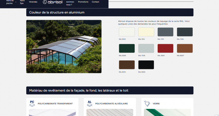 Site web Abrisol