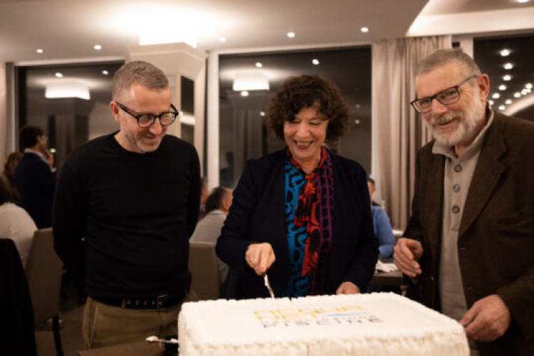 Michele Gallingani, Rossana Prola e Valter Rapizzi Acquanet anniversario 10 anni 2022