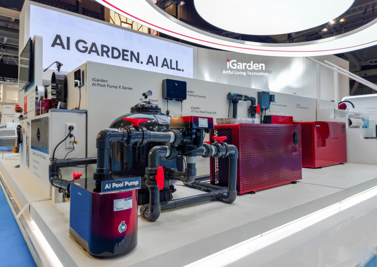 The complete AI Garden ecosystem presented by Fairland Group at Piscina Barcelona 2025