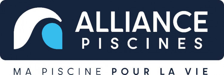 le nouveau logo Alliance Piscines, ma piscine pour la vie