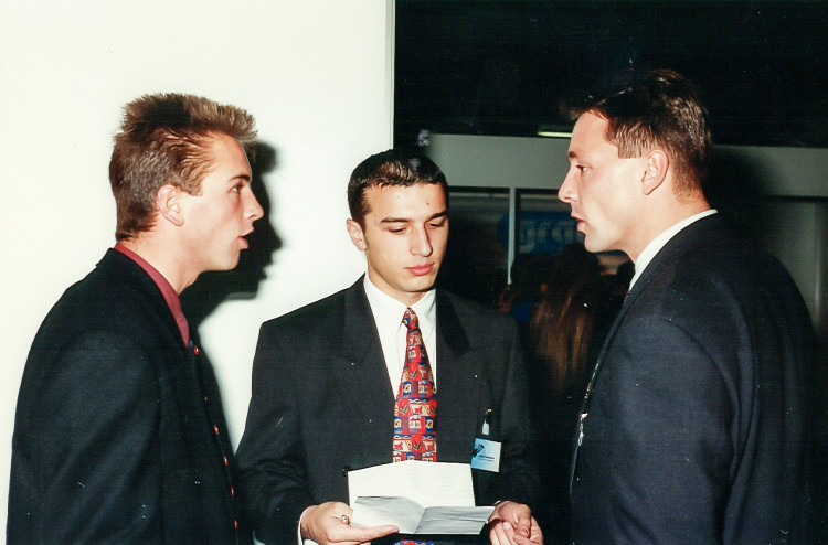 AquaSolar Manfred Borer, Domenico Conte und Dominik Graf im Einsatz für die AS: schon in jungen Jahren - und heute noch
