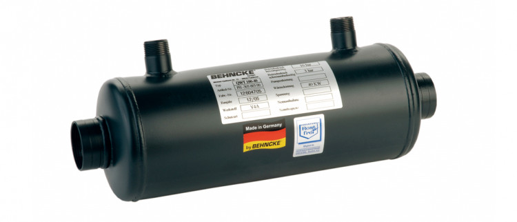 Behncke heat exchanger for swimming pool