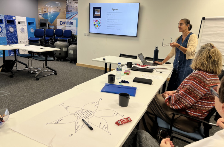 EDI training session led by Refeia Zaman