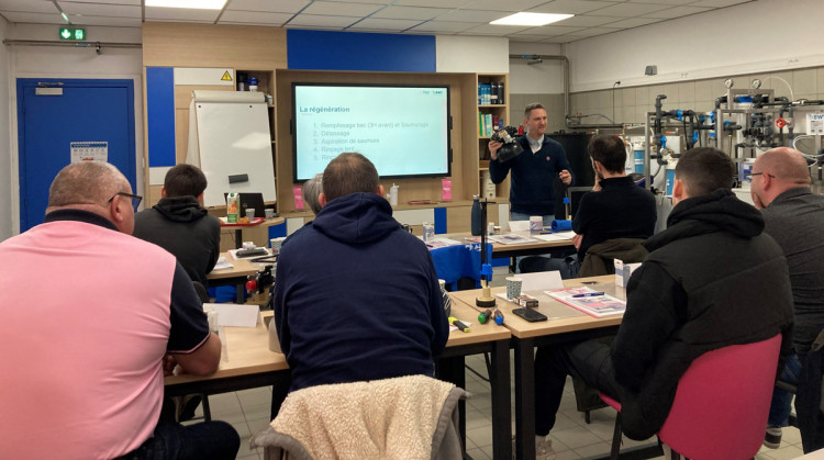 Formations à destination des professionnels avec la BWT Académie