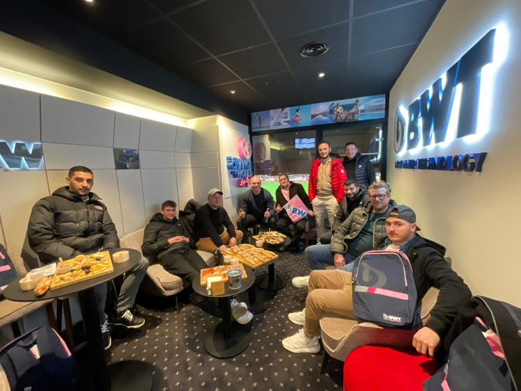 Loge privée BWT au Roazhon Park clients invités match Stade Rennais Lille 2023