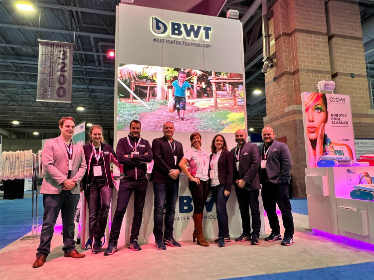 BWT stand Pool&Spa Show ©EuroSpaPoolNews 2022