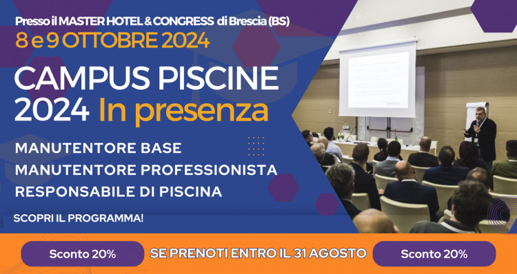 Campus Piscine a Brescia il 8 e 9 ottobre 2024