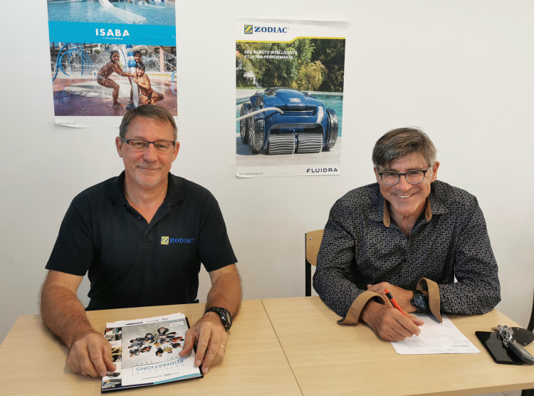 David Browarek et Paul Ribera CFA Perpignan Piscine