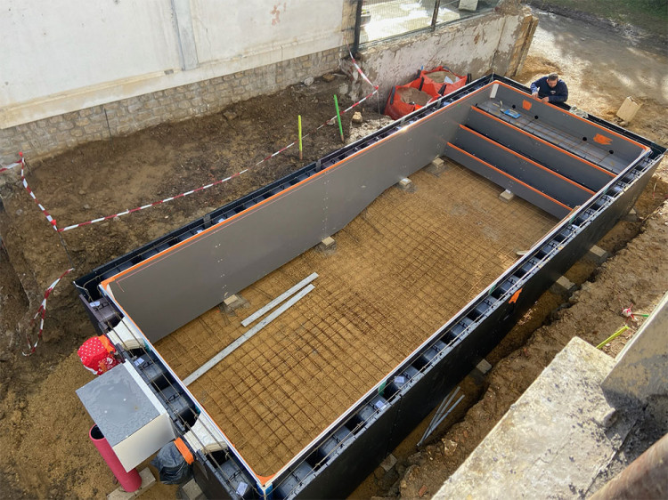 Construction d'une piscine Unibéo