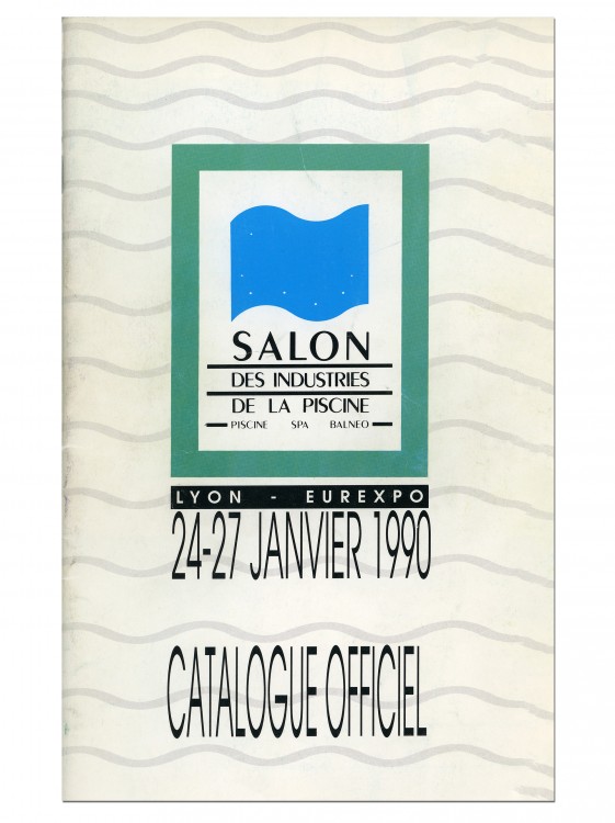 Couverture catalogue officiel 1er salon de Lyon 1990