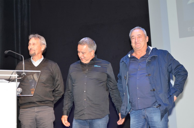 Daniel Roma, JL Caravagna, JC Horgues-Debat, fondateurs de la marque Alliance Piscines congres annuel Léa Composites 2019