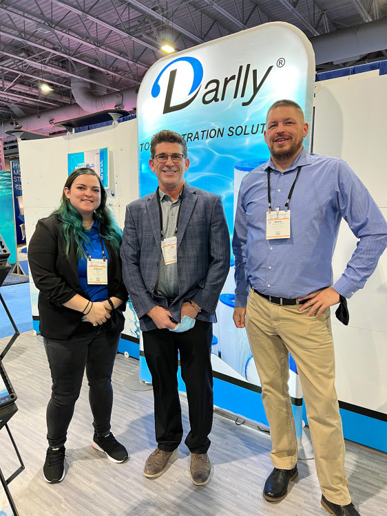 Darlly stand Pool&Spa Show ©EuroSpaPoolNews 2022