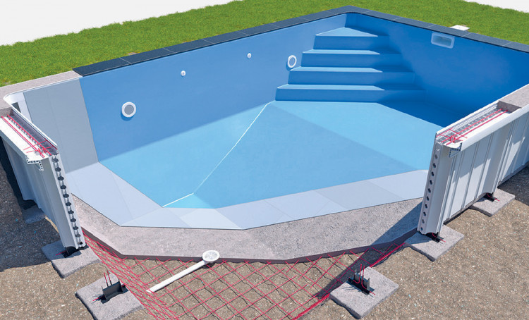 Structure auto-raidissante Piscine Dugain